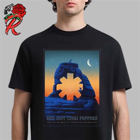 Red Hot Chili Peppers Pour Some Hot Sauce On Concert Poster At Coastal Credit Union Music Park