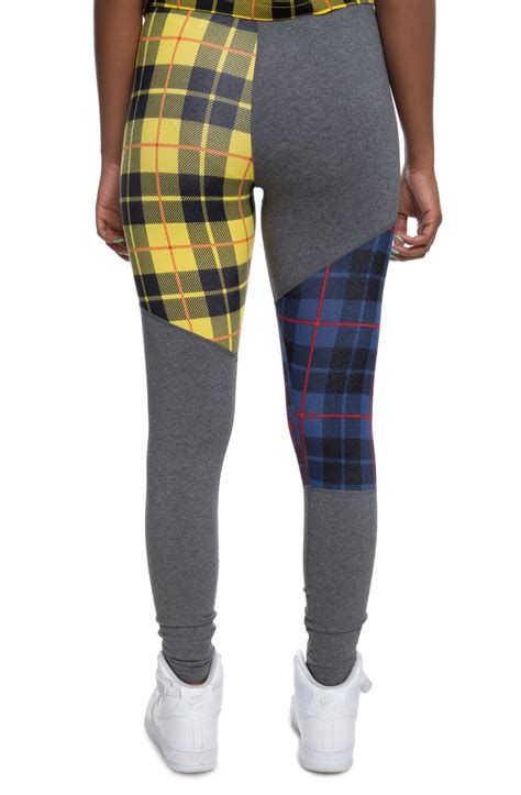 Nike Sportswear Plaid Leggings Bv4633 071 Shiekh