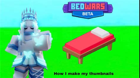 How To Make A Roblox Bedwars Thumbnail On Mobile Roblox Bedwars