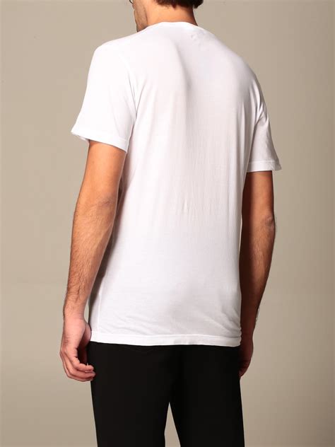 Dsquared2 Basic T Shirt With Logo White Dsquared2 T Shirt