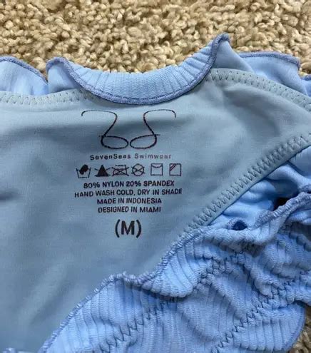 Seven Seas Swimwear Light Blue Bikini Set Size M From Makayla