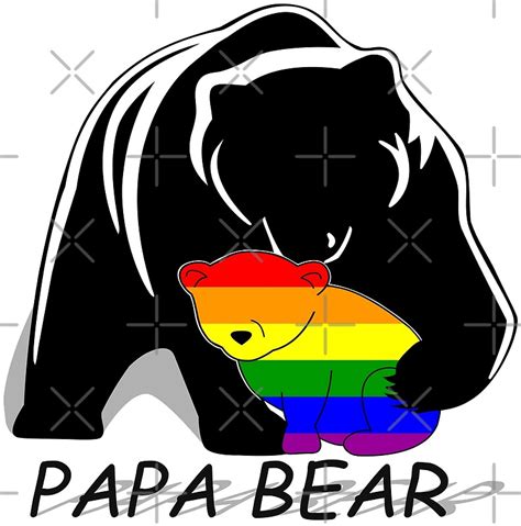 Gay Pride Papa Bear By Bunny Loven Redbubble