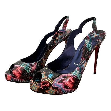 Christian Louboutin Hot Chick Patent Leather Heels Gem