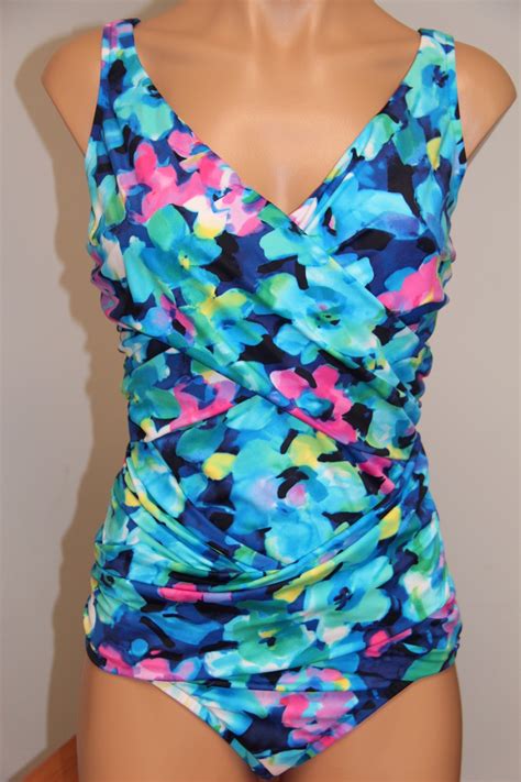 NWT INC International Concepts Swimsuit Bikini One Pc Size MLT EBay