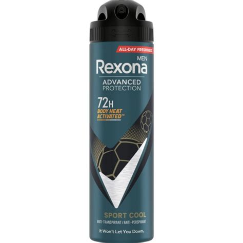 Köp Rexona Men 72h Advanced Protection Sport Cool Spray 150 ml på apotea.se