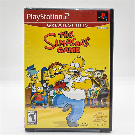 Jogo Dos Simpsons - The Simpsons Game Jogo Original Ps2 (Novo e Lacrado) (Greatest Hits ...