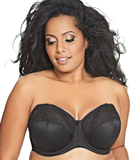 Goddess Black Adelaide Underwire Strapless Bra Us 38dd Bras And Bra Sets