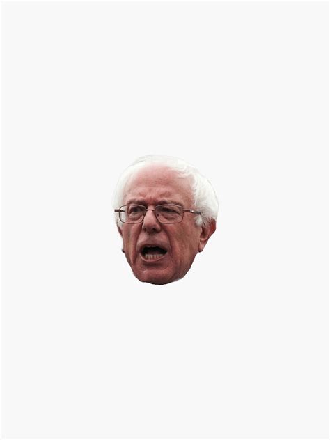 Copy Of Feel The Bern Bernie Sanders Face Png Sticker By Austinzeli