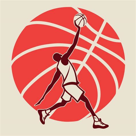 basketball player dunking ball illustration  vector art  vecteezy