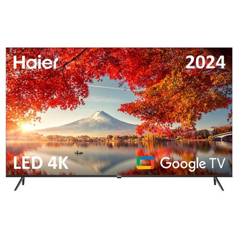 TV LED 127cm (50") Haier H50K800UX K80 Series, UHD 4K, Smart Google TV ...