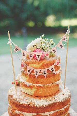 Simple Rustic Naked Cake