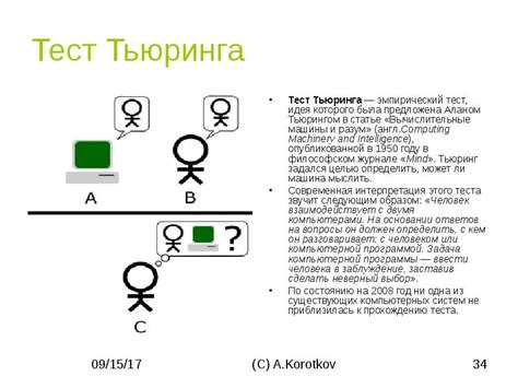 Презентация тест тьюринга - 87 фото