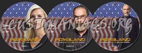 Homeland Season 8 Dvd Label Dvd Covers And Labels By Customaniacs Id