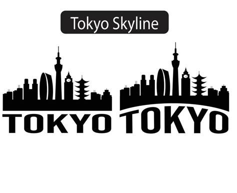 tokyo vector art icons  graphics