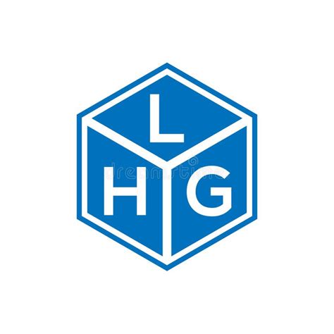 LHG Letter Logo Design on Black Background. LHG Creative Initials ...