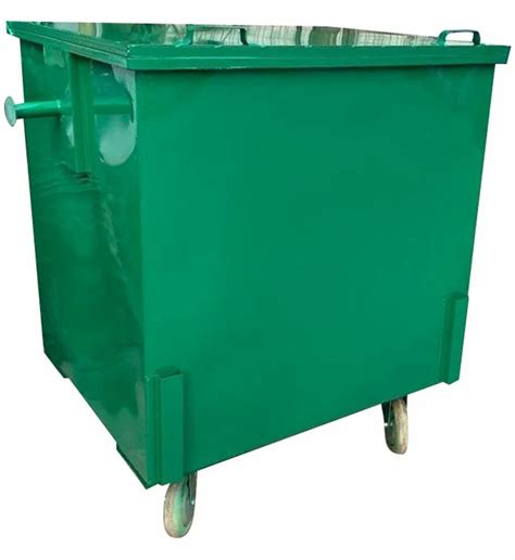 Green Mild Steel Garbage Trolley For Hospital At Rs 32000 Piece In New