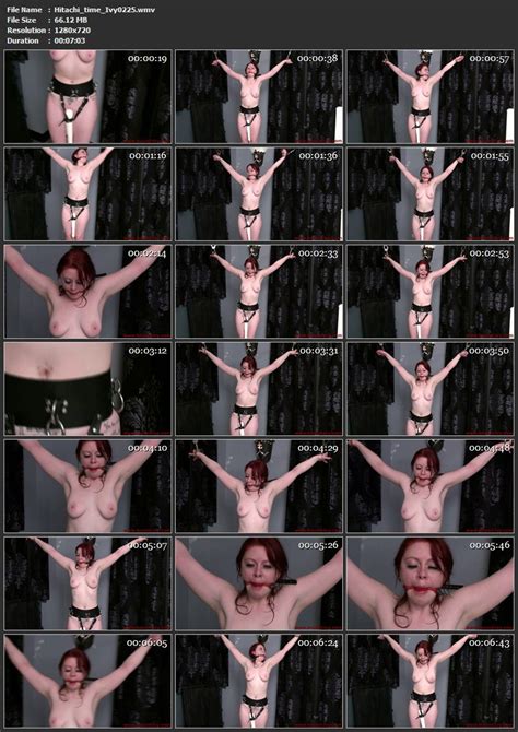 Hitachi Time Ivy0225 Bound Ivy 66 Mb Hardcore Extreme BDSM Fetish Porn