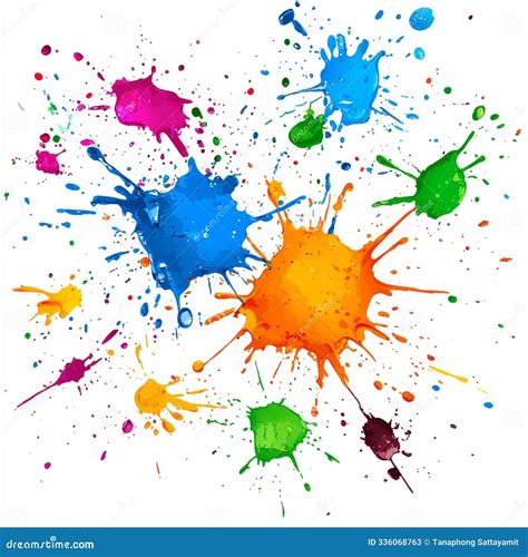 paint splatters clip art 5