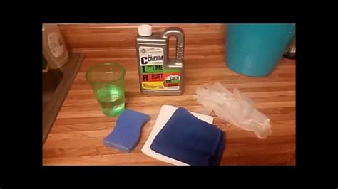 Getting Rid Of Water Stains Using Clr Youtube