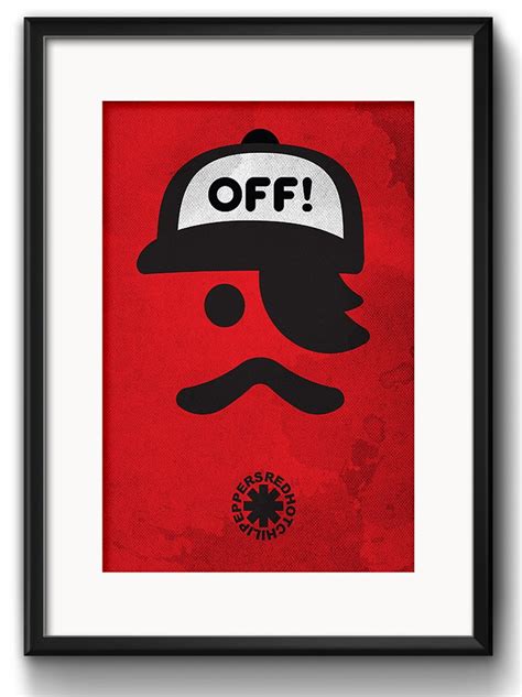 Quadro Red Hot Chili Peppers Off Paspatur Elo
