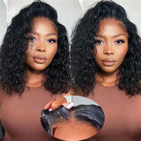 Amazon Naked Wig Shake N Go Brazilian Wet Wavy Human Hair Lace Front CRYSTAL WAVE