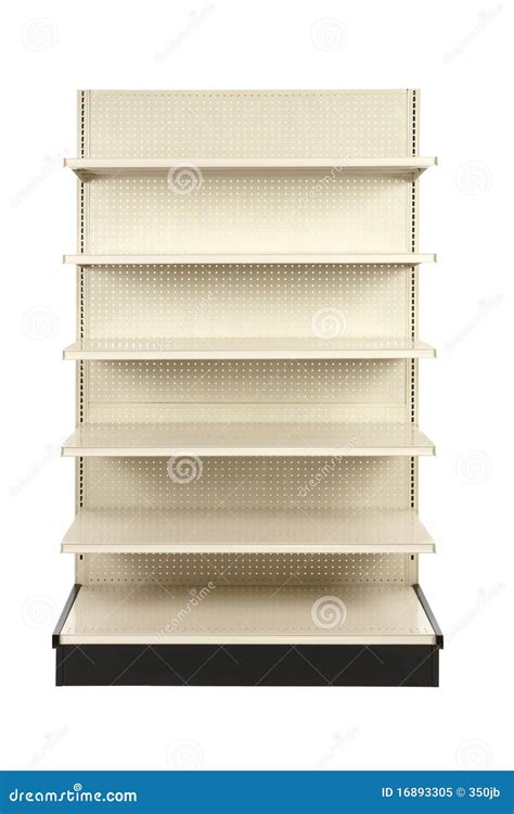 пустой розничный магазин полки Стоковое Изображение - изображение ...