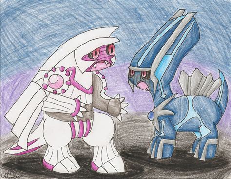 AT Palkia and Dialga by Chenanigans on DeviantArt