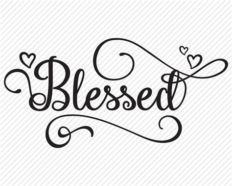 Blessed Svg Cut File Christian Shirt Design Religious Mom Etsy