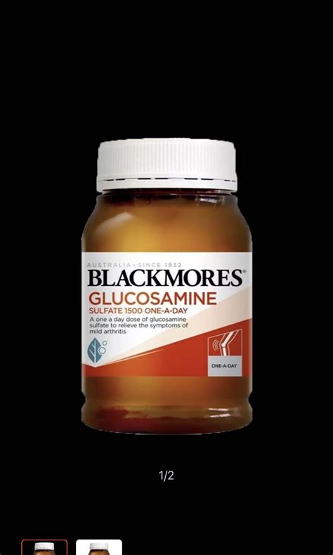 Blackmores Glucosamine Sulfate Mg One A Day Tablet Health