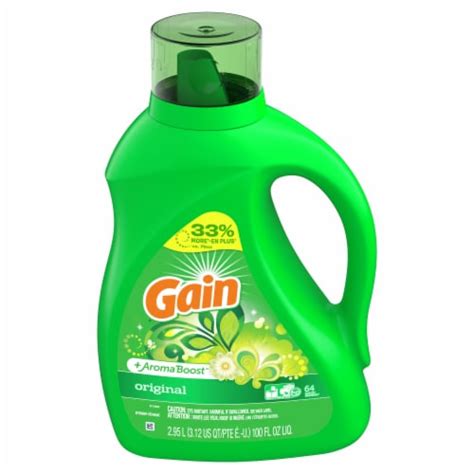 Gain Original Scent Plus Aroma Boost 64 Loads Liquid Laundry Detergent