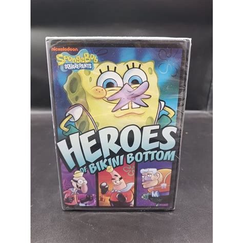 Spongebob Squarepants Heroes Of Bikini Bottom Dvd Brand New Sealed On