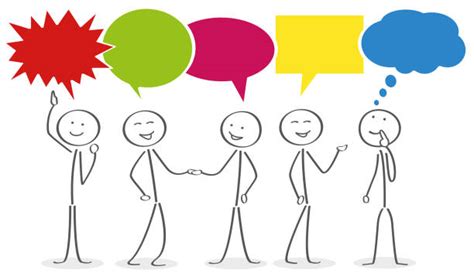 stick figure talking stock illustrations royalty  vector