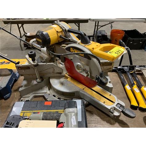 Dewalt Dw718 12 Dual Bevel Hinge Slide Electric Compound Miter Saw