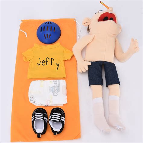 Jeffy Boy Large Hand Puppet Plush Toy Soft Doll For Kids Perfect