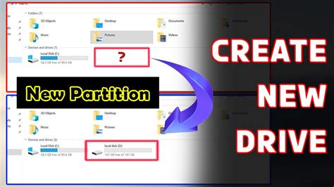 How To Create Partition In Windows Windows Create New Drive