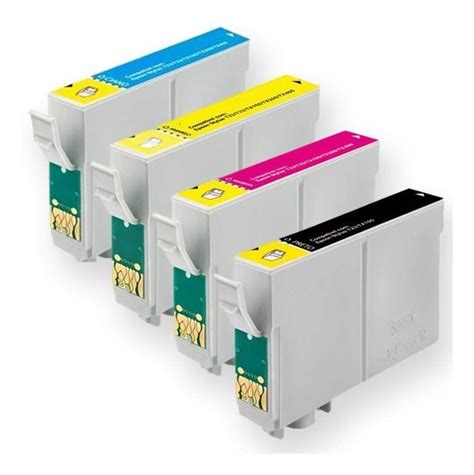 Pack 4 Cartuchos Compatibles Epson T25 Tx125 Tx133 Tx135 200 00 En