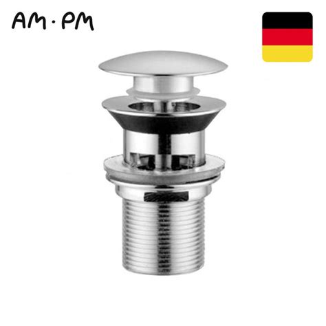 Донный клапан нажимной универсальный AM.PM Jump F0770164 Германия ...