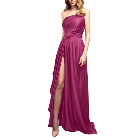 WNVMWI Womens Dresses Dresses for Women One Shoulder Formal Evening