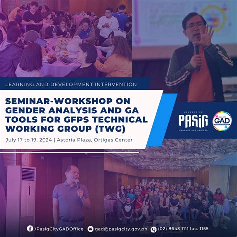 seminar workshop pasig city gender  development office