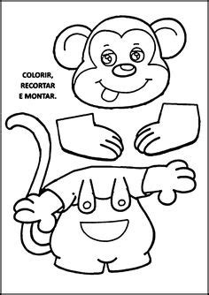 Desenho Para Colorir Recortar E Montar - Desenhos para colorir, recortar e montar