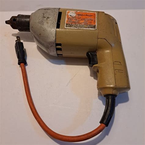 vintage black  decker drill etsy