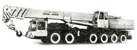 Описание и технические характеристики крана КС-7471 на специальном ...