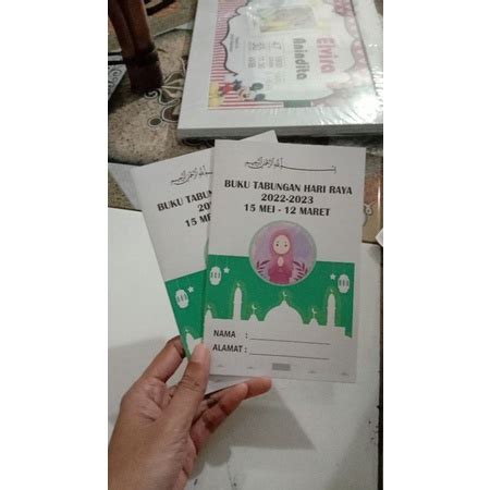 Jual Buku Tabungan Custom Buku Tabungan Sekolah Buku Tabungan Arisan