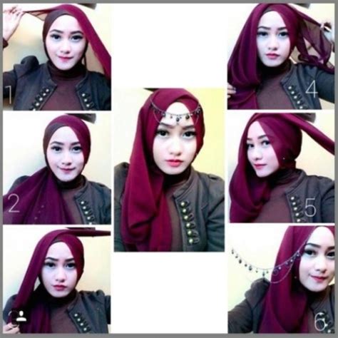 Gambar Tutorial Hijab Kebaya Wisuda Ragam Muslim