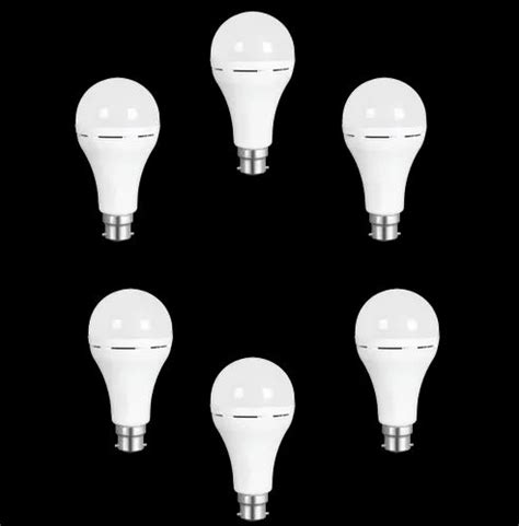 Indian Lightning B Rechargeable Watt Ac Dc Led Bulb Cool White