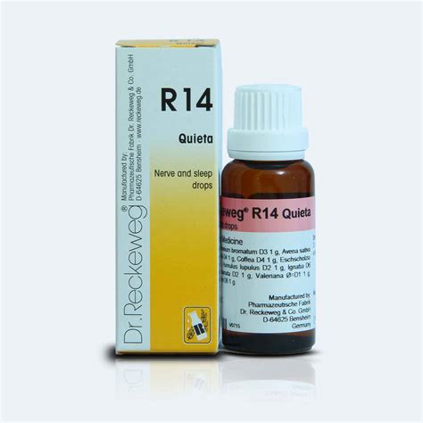 Dr Reckeweg R14 Nerve And Sleep Drops Dr Reckeweg And Co