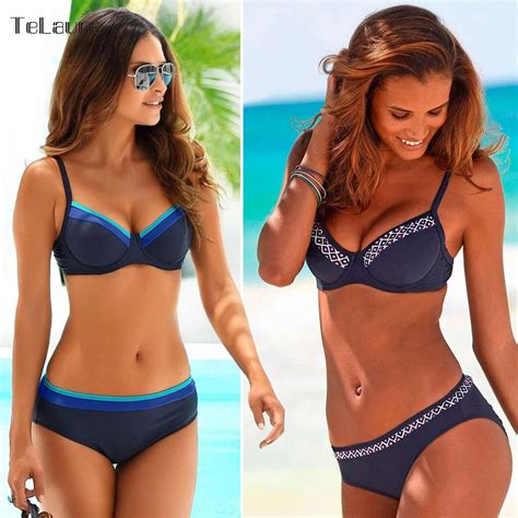 New Sexy Bikini Women Swimwear Push Up Swimsuit Bathing Suit Plus