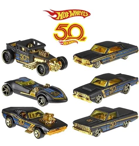 Hot Wheels Black And Gold 50 Anos Parcelamento Sem Juros
