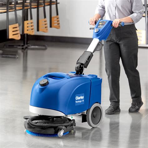 Clarke Vantage Cordless Walk Behind Disc Floor Scrubber Gallon