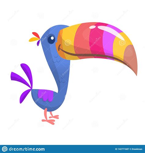 Historieta Del P Jaro De Toucan Ilustraci N Del Vector Ilustraci N Del